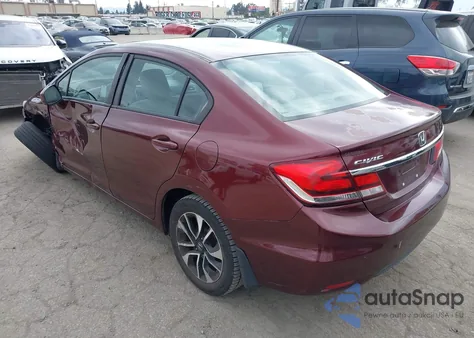 2013 Honda Civic Ex from USA, damaged, VIN 2HGFB2F85DH511610